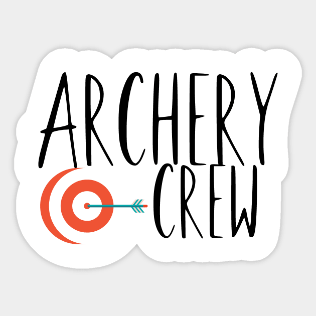 Archery crew Sticker by maxcode